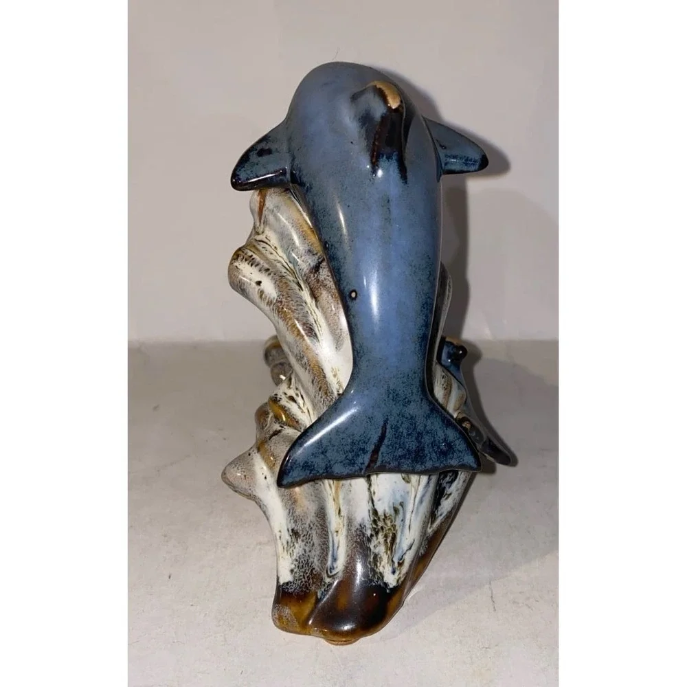 Ceramic Dolphin Figurine
